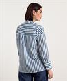 KYRA oversized blouse lurex strepen Poppie