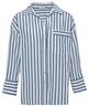 KYRA oversized blouse lurex strepen Poppie