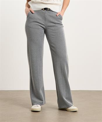 KYRA palazzo broek jacquard motief Sev