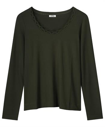 KYRA shirt kanten hals Manou