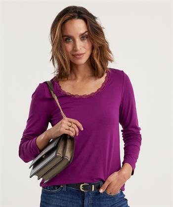KYRA shirt kanten hals Manou
