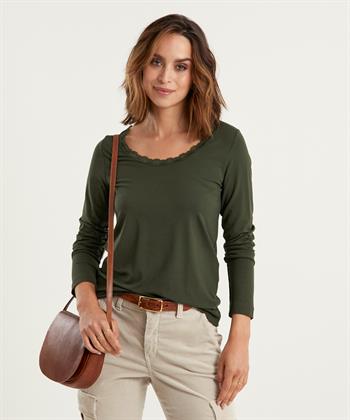 KYRA shirt kanten hals Manou