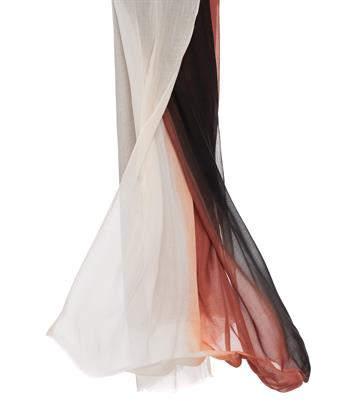 KYRA sjaal dip-dye Violette