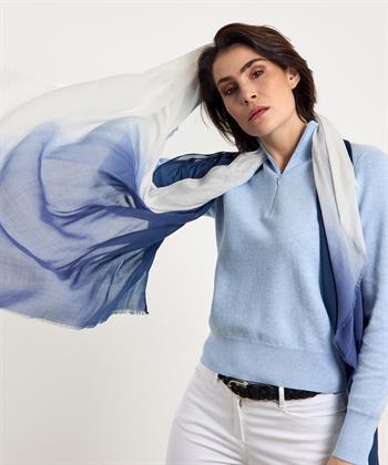 KYRA sjaal dip-dye Violette