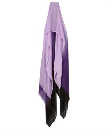 KYRA sjaal dip-dye Violette