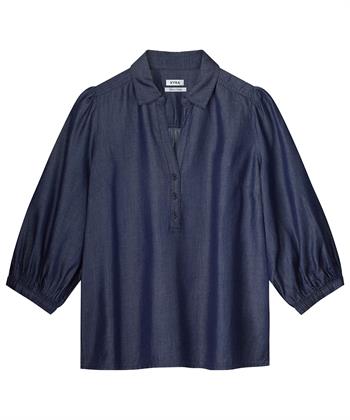 KYRA soft denim blouse Lodee