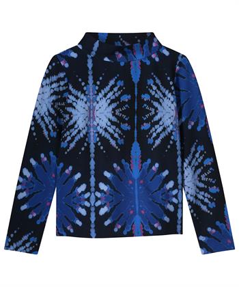 KYRA top met col all-overprint Jean