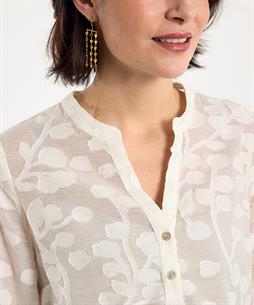 KYRA transparante blouse motief Xaaf