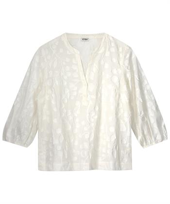 KYRA transparante blouse motief Xaaf