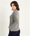 KYRA two-tone kabel trui Blair