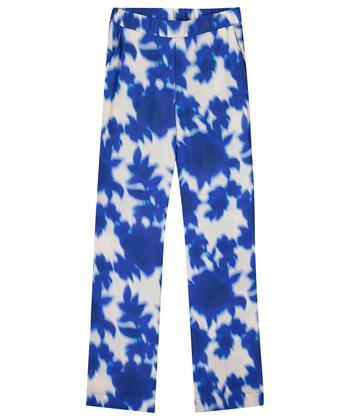 KYRA wide leg broek floral print Iris