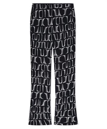 KYRA wide leg broek geo print Dipper