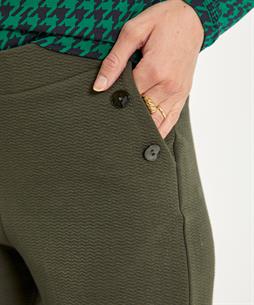 KYRA wide leg broek knoopjes Hetty