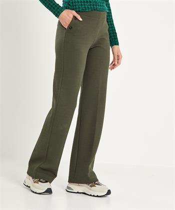 KYRA wide leg broek knoopjes Hetty