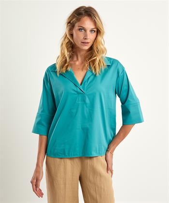 LaSalle blouse satin cotton