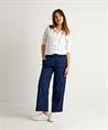 LaSalle cropped wide leg broek