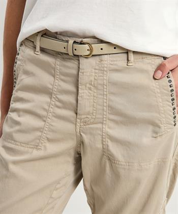 Legend leren riem goudkleurige gesp