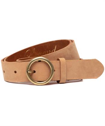 Legend leren riem met ronde gesp