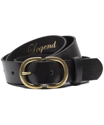 Legend leren riem ovale gesp
