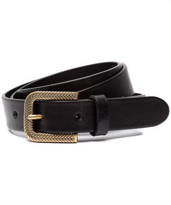 Legend leren riem vierkante vlecht gesp