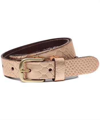 Legend metallic riem slangenmotief