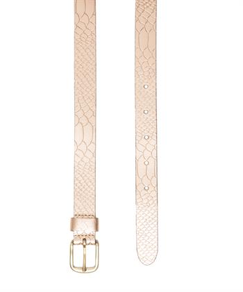 Legend metallic riem slangenmotief