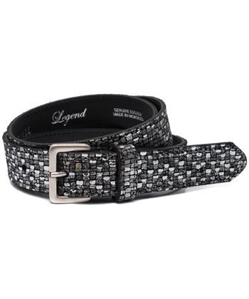 Legend metallic riem vierkante gesp