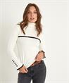 Leo & Ugo coltrui rib met strass strikje