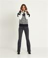 Leo & Ugo coltrui rib met strass strikje