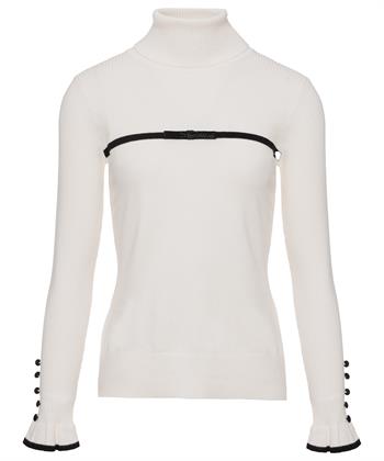 Leo & Ugo coltrui rib met strass strikje
