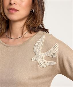 Leo & Ugo lurex truitje parels