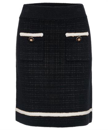 Leo & Ugo rok lurex en contrastbies