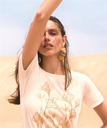 Leo & Ugo shirt bladprint kraaltjes