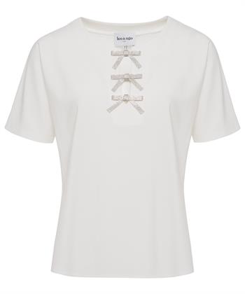 Leo & Ugo shirt strikjes strass