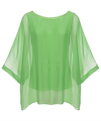 Leo & Ugo silky top vleermuismouw