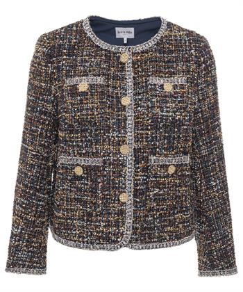 Leo & Ugo tweed jasje lurex