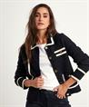 Leo & Ugo vestjasje lurex en contrastbies