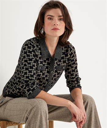 Leo & Ugo vestje jacquard lurex