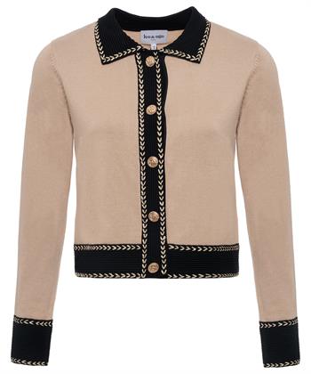 Leo & Ugo vestje lurex embroidery