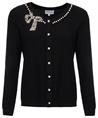 Leo & Ugo vestje parels strass strik