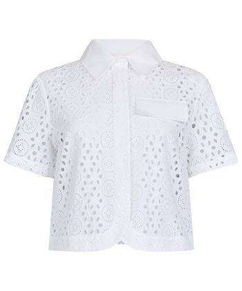 Liu Jo cropped blouse broderie