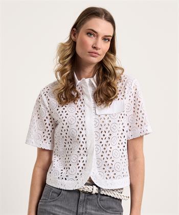 Liu Jo cropped blouse broderie