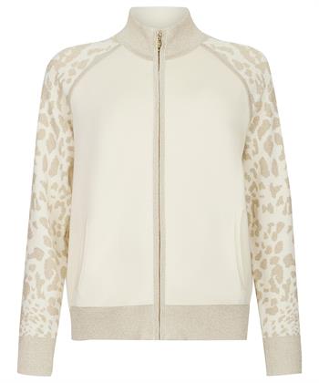 Liu Jo jacquard vest panter lurex