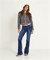 Liu Jo jeans high flared strass Authentic Beat