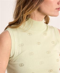 Liu Jo mouwloos coltruitje strass