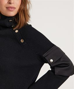 Liu Jo rib coltrui met gouden knopen