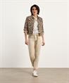 Liu Jo slim fit broek gevlochten riem