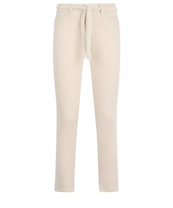Liu Jo slim fit broek gevlochten riem