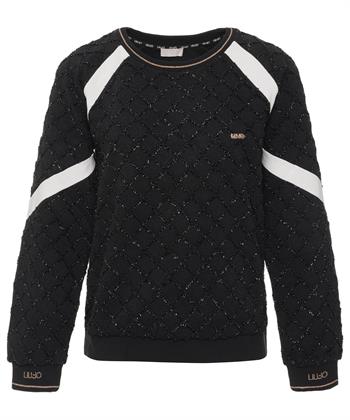 Liu Jo sweater ruit met lurex