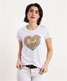 Liu Jo T-shirt print met strass